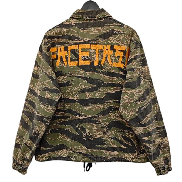 FACETASM（ファセッタズム） バックロゴ コーチジャケット カモフラ