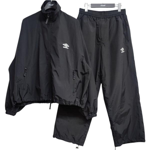 ベイシックス×アンブロ BASICKS×UMBRO NYLON TRACK JACKET ＆ TROUSERS