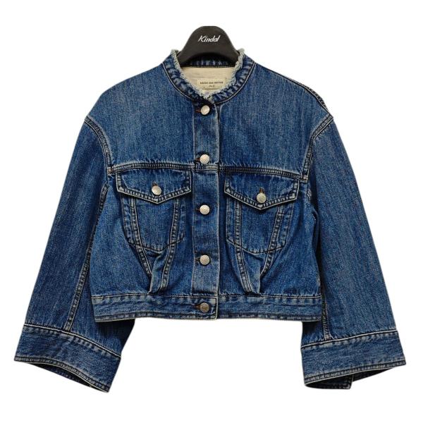 美品 DRIES VAN NOTEN 短丈デニムジャケット DRIES VAN NOTEN（ドリス ヴァン ノッテン） ショートデニムジャケット
