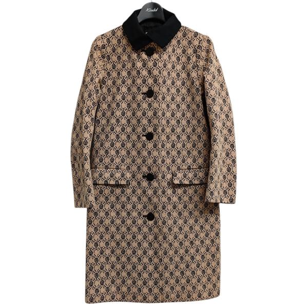 【Sally Scott】総柄コットンコート　スプリングコート　9 サリー・スコットから個性豊かなテキスタイルアイテムとも好相性な新作