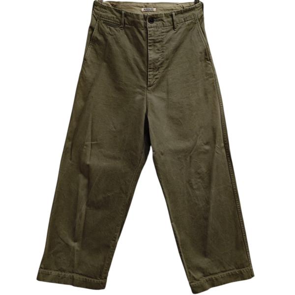 パンツ auralee pants AURALEE（オーラリー） AURALEE WASHED FINX CHINO WIDE PANTS パンツ