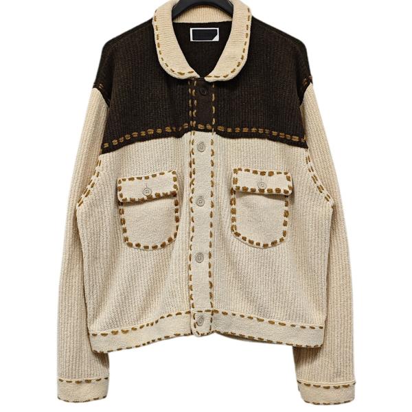 PHINGERIN（フィンガリン） ニットカーディガン PG1 KNIT ベージュ
