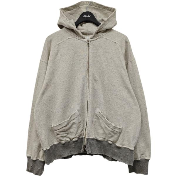 アンセルム ANCELLM 2025SS ZIPUP HOODIE パーカー ANC-CT89 ライト