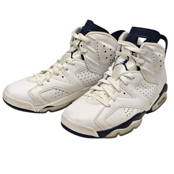 ナイキ NIKE AIR JORDAN 6 RETRO ハイカットスニーカー CT8529-141 ホワイト サイズ：26.5cm