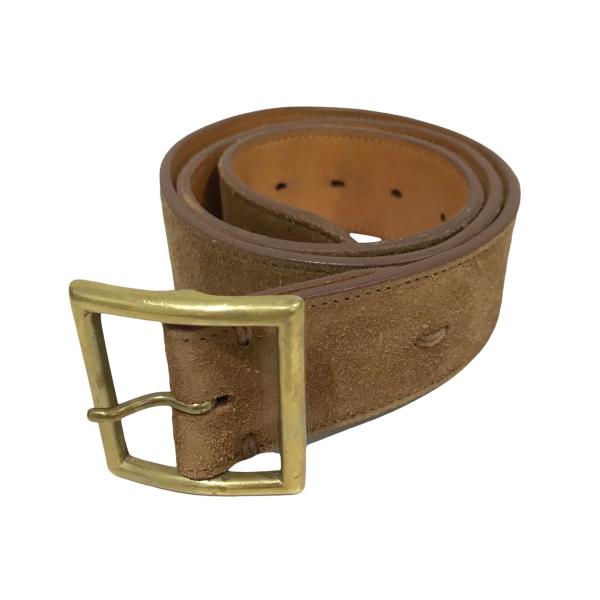 VISVIM PLAIN BELT 45MM 20AW SIZE 34 BROWN美品