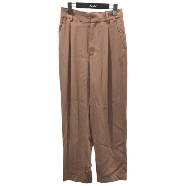 パンツ 6 ROKU BEAUTY&YOUTH GEORGETTE TUCK PANTS 値下げ】6(ROKU) BEAUTY＆YOUTH ジョーゼットタックパンツ
