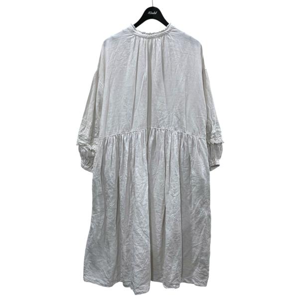 nest Robe 【値下げ】nest リネン近江晒レース切り替え袖