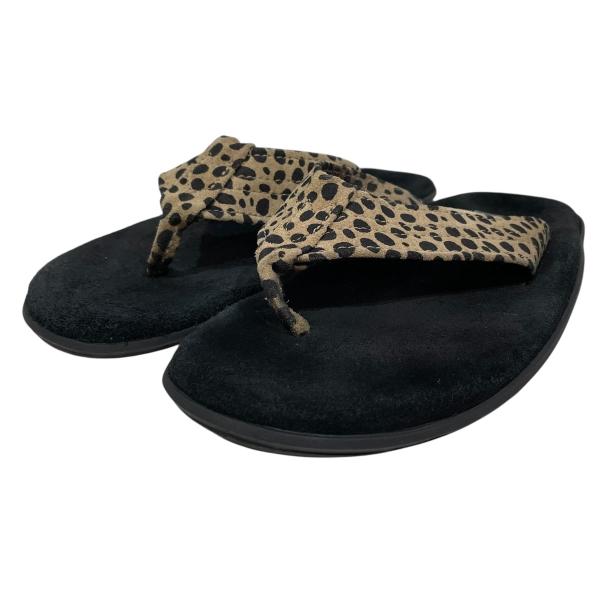ISLAND SLIPPER アイランドスリッパ レオパード柄スウェード