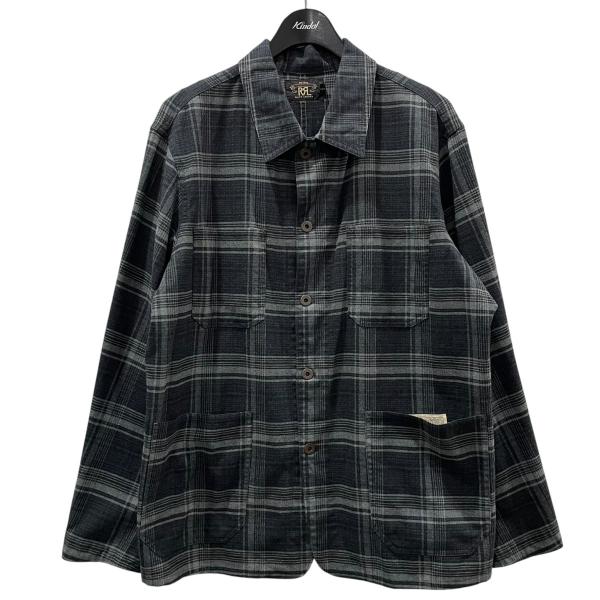 z*y様 Ralph Lauren ダブルアールエル　チェックシャツジャケット RRL Ralph Lauren ダブルアールエル チェック柄シャツジャケット