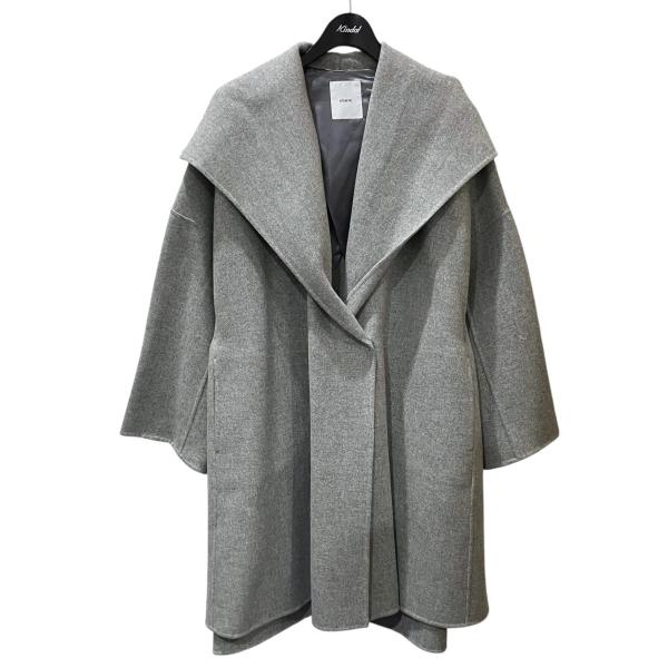 ebure 【値下げ】EBURE ジロンラムメルトンショールカラーオーバー