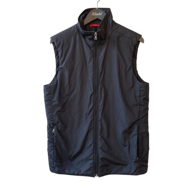 M*i様 PRADA ブラック ベスト　S 中古・古着通販】PRADA (プラダ) ウールカシミヤニットベスト ブラック