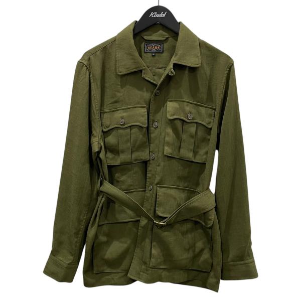 BEAMS+ カーキ ミリタリージャケット S　ビームスプラス BEAMS PLUS（ビームスプラス）の「sage de cret × BEAMS PLUS / 別注