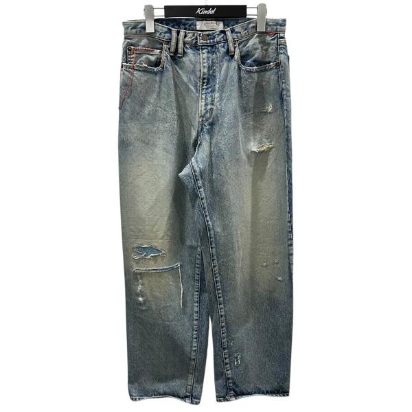 Anachronorm（アナクロノーム） 加工デニムパンツ 80's WIDE 5P PANTS