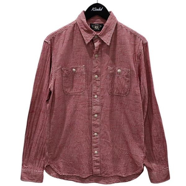 RRL チェック柄シャツ Sサイズ RRL Ralph Lauren（ダブルアールエル） RRL チェック柄シャツ レッド