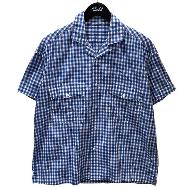 Porter Classic チェック柄シャツ Lサイズ PORTER CLASSIC（ポータークラシック） チェック柄オープンカラー半袖