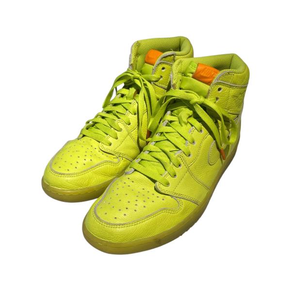 ナイキ NIKE Air Jordan 1 Retro High Gatorade Cyber ハイカットスニーカー AJ5997-345 イエロー