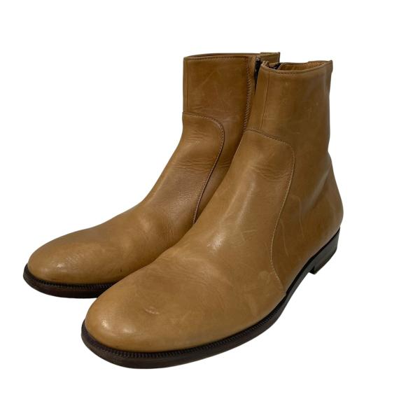 maison margiela サイドジップブーツ20aw 42 Maison Margiela（メゾンマルジェラ） サイドジップブーツ ブラウン