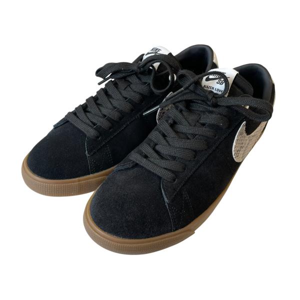 ナイキSB×ワコマリア NIKE SB×WACKO MARIA Blazer Low スニーカー DA7257-001 ブラック サイズ：25.5CM