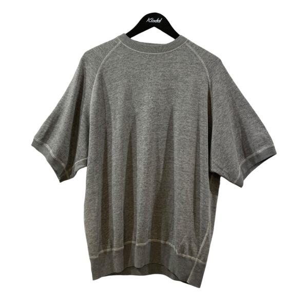 COMOLI 26ss グレー裏系　半袖クルー COMOLI（コモリ） 【値下げ】COMOLI 26SS グレー裏毛 半袖クルー 半袖