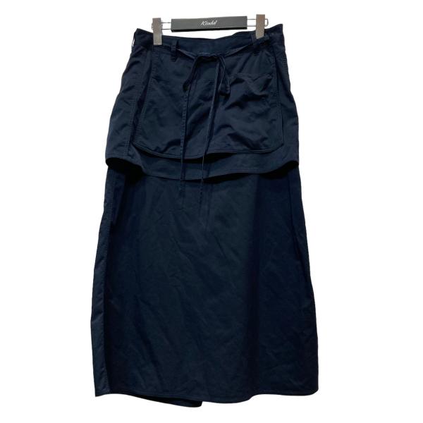 ジチョイ jichoi ラップスカート ネイビー サイズ：Free  