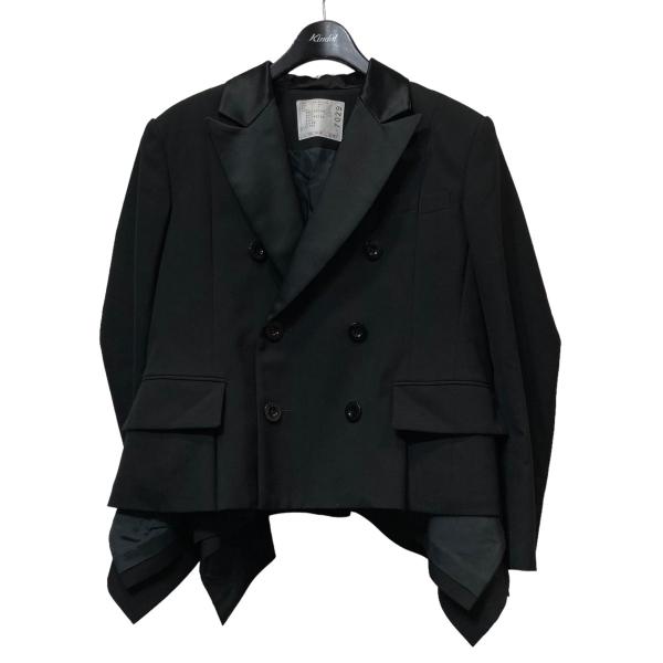 sacai サカイ ダブルジャケット 24-07029 ブラック サイズ:1 sacai サカイ ダブルジャケット 24-07029 ブラック サイズ:1