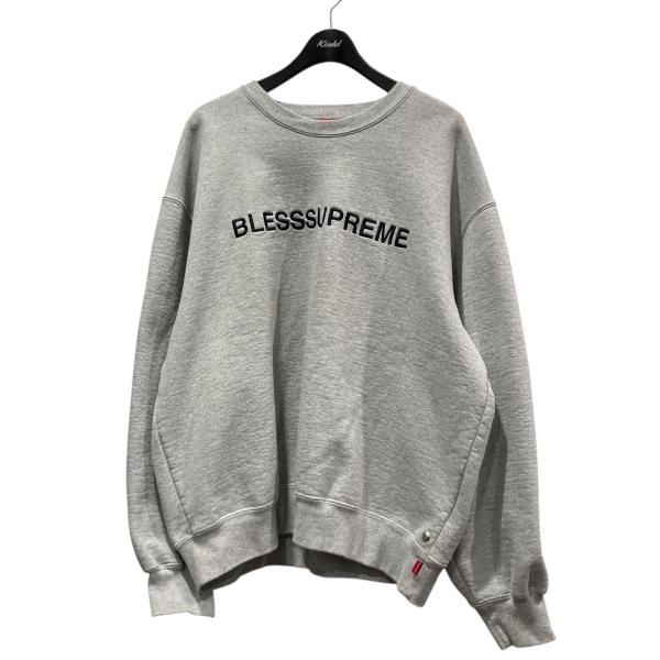 【未使用】Supreme BLESS Crewneck Lサイズ ヘザーグレー Supreme（シュプリーム） 【値下げ】Supreme×BLESS 23AW BLESS