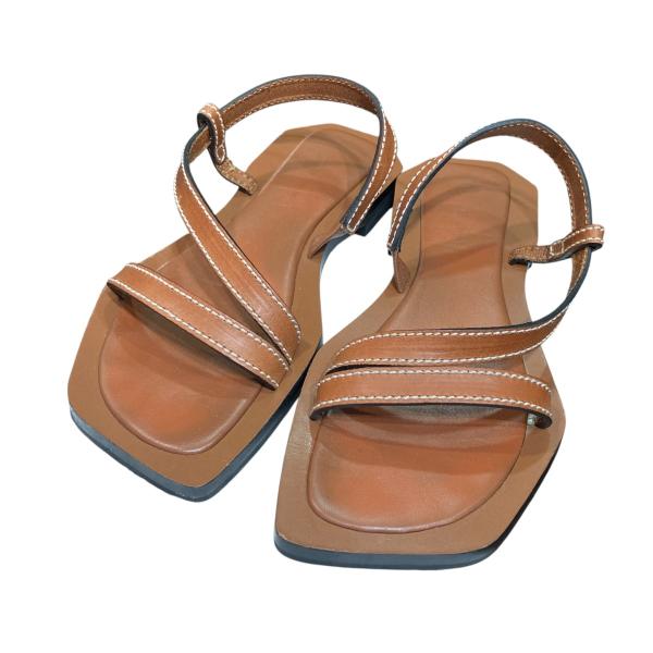 WALES BONNER CALF FLAT SANDALフラットサンダル 値下げ】WALES BONNER CALF FLAT SANDAL フラットサンダル WBW40010C