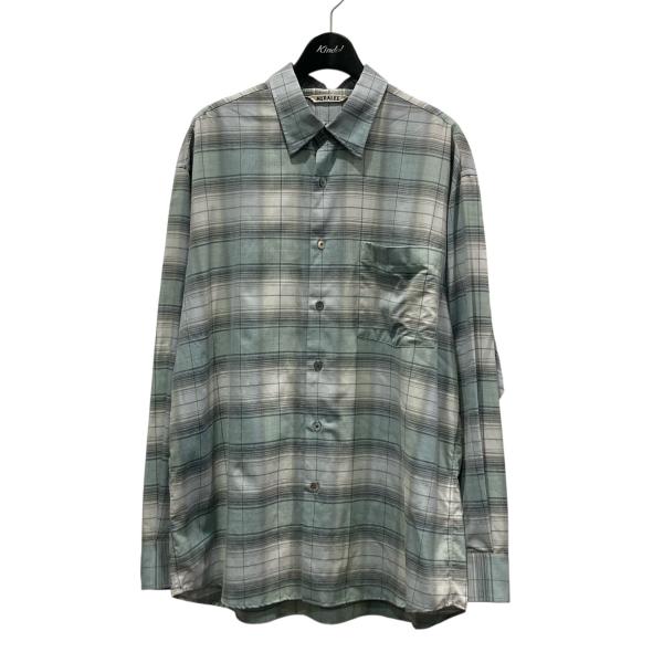 AURALEE 25ss チェックシャツ サイズ3 GRAY BROWN AURALEE 25ss チェックシャツ サイズ3 GRAY BROWN - メルカリ