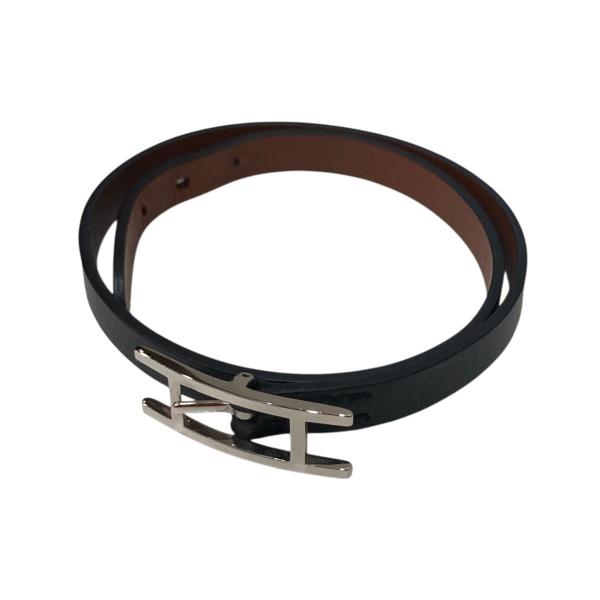 HERMES（エルメス） ドゥブルトゥール ビーアピ レザーブレスレット