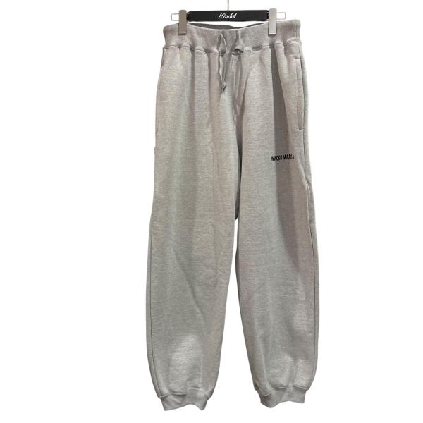 WACKO MARIA（ワコマリア） ロゴ刺繍スウェットパンツ グレー サイズ