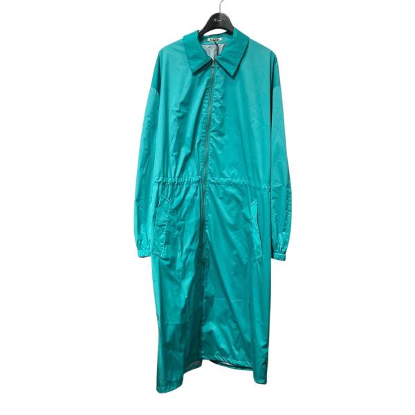 美品 auralee オーラリー ZIP COAT AURALEE（オーラリー） AURALEE HARD TWIST POLYESTER SATIN LAMINATE
