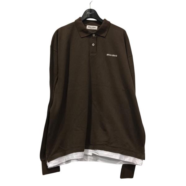ミュウミュウ　miumiu ポロシャツ　美品　S miu-1247_1.jpg