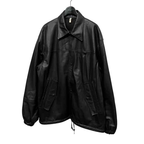 L&CONDO レザージャケット 黒 46 シープ 日本製　ルコンド leather-dr-sheep.jpg