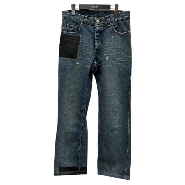 HELMUT LANG（ヘルムートラング） ラバーデニムパンツ 745 HR0035 XQ9