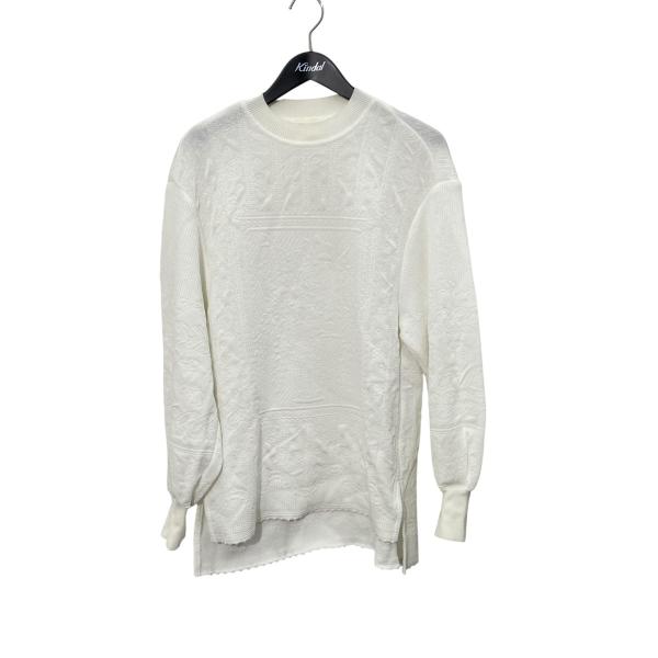 マメクロゴウチ mame kurogouchi Floral Jacquard Knitted Top