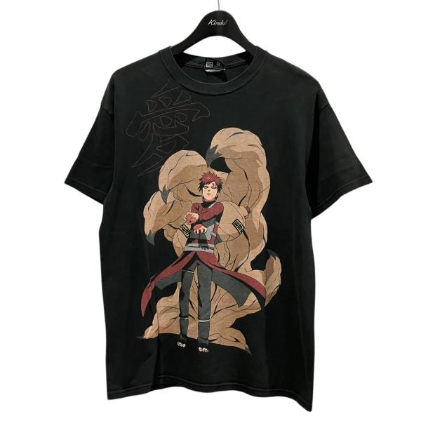 値下げ】NARUTO 我愛羅プリントTシャツ ブラック サイズ：不明 (EC