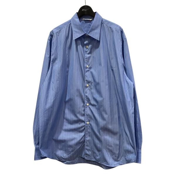 AURALEE（オーラリー） AURALEE SUVIN HIGH COUNT CLOTH STRIPE SHIRT