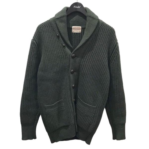 BONCOURA ショールカラーニットカーディガン　ボンクラ 40バーガンディ BONCOURA ショールカラーニットカーディガン ボンクラ 40バーガンディ