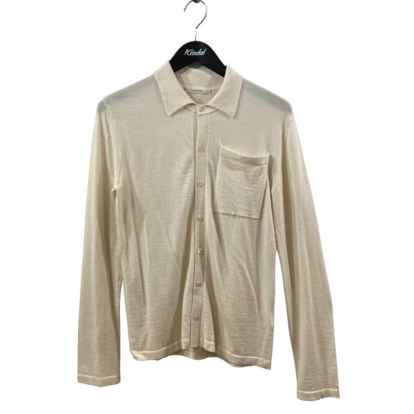 【新品未使用】MARNO Mila knit shirt カーディガン マーノ MARNO Mila Knit Shirt 長袖カーディガン M04-7001 オフ