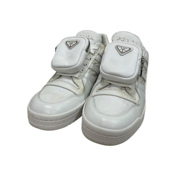 【値下げ】PRADA×adidas スニーカー 2EG390 ホワイト サイズ：26 (堀江店)