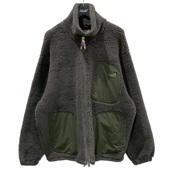 IS-NESS / NEW HOLY MOUNTAIN FLEECE JACKET/M/ポリエステル/BLK/1003AWJK05 kindal_8079000777603