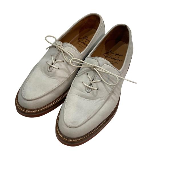 中古SOLOVIERE ソロヴィエール MATTHIEU 型押し レザー 42 中古・古着