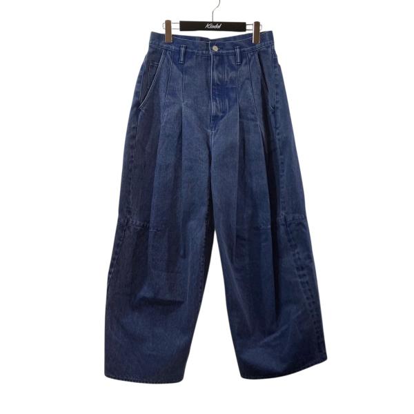 【値下げ】SHINYA KOZUKA CITY BAGGY デニムパンツ 2502SK34 インディゴ サイズ：S (南船場店)