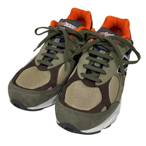 【値下げ】NEW BALANCE スニーカー M990BT3 MADE IN USA グリーン・オレンジ・パープル・ブラウン サイズ：28cm (四ツ