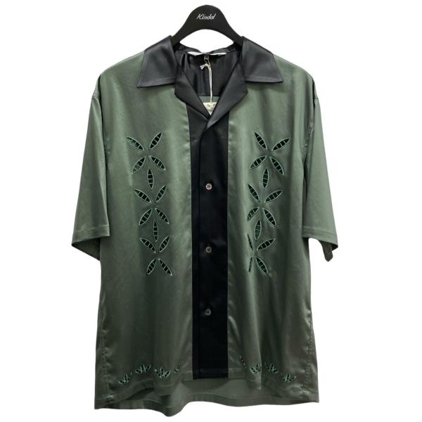 sasquatchfabrix レザースモックTシャツ Sasquatchfabrix.(サスクワッチファブリックス) / ピッグレザー