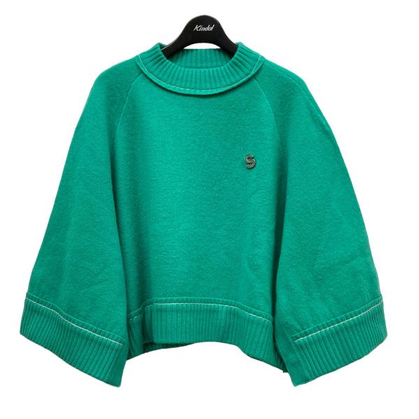 今週限定お値下げ中】sacai サカイ 2021AW ニット 緑 - メルカリ