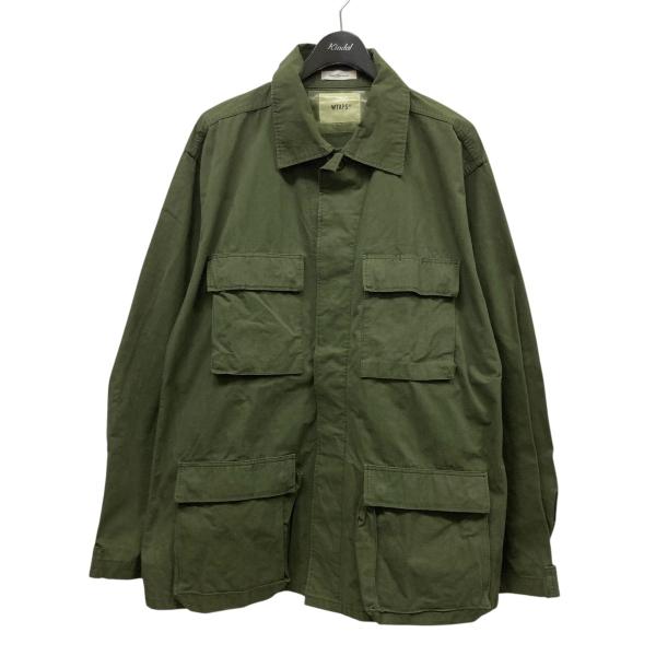 WTAPS ダブルタップス SHIRT.NYCO.RIPSTOP ミリタリー WTAPS ダブルタップス SHIRT.NYCO.RIPSTOP ミリタリー