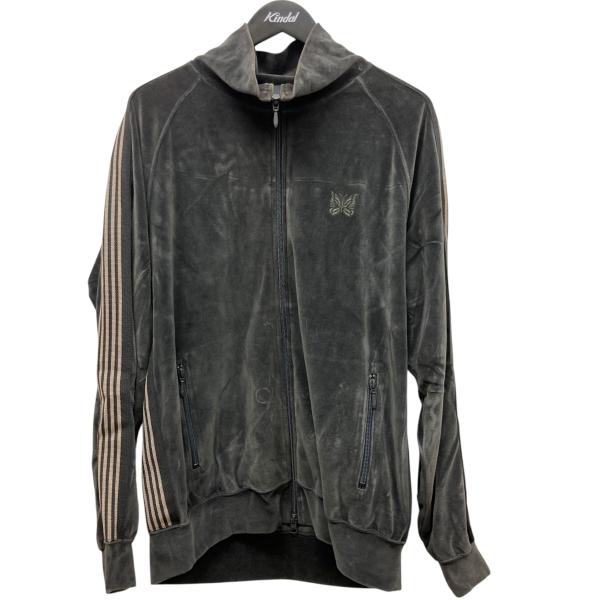 Needles ニードルズ ベロアトラックジャケット NS1680 グレー