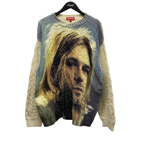 Supreme / 23ss/ Cobain Sweater/M/コットン/CRM/プリント Supreme 【値下げ】Supreme 23SS Kurt Cobain Sweater カートコバーン