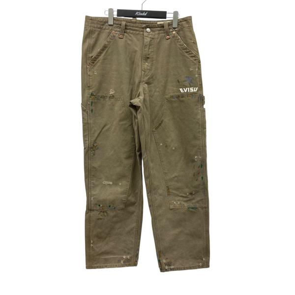 EVISU／lot2013／ダブル二ーモデル／ビックペイント／W31✕ L35 EVISU - エヴィス No2 Lot2001 デニムパンツ ビッグカモメ